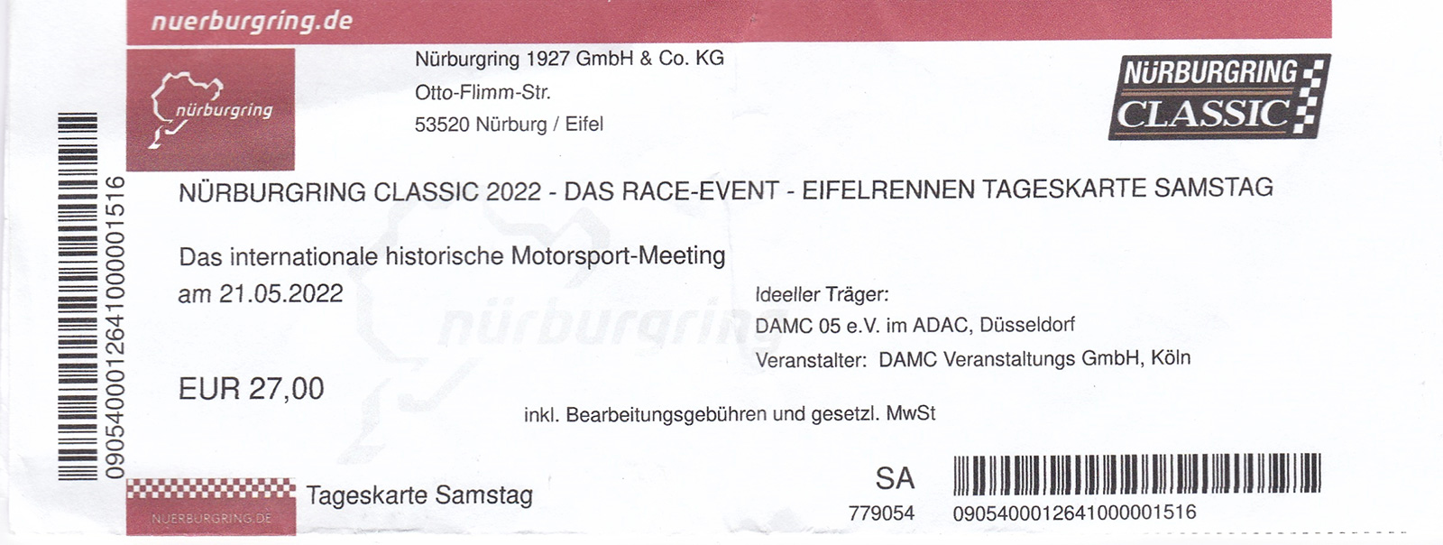Ringknipser Ticket