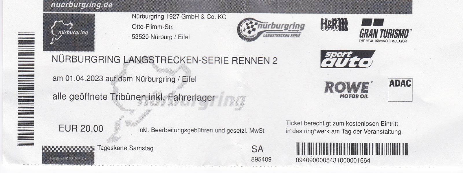 Ringknipser Ticket