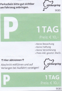 240922 ADAC 1000KM Parkticket
