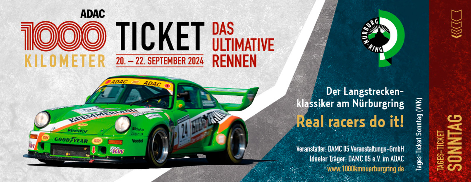Ringknipser Ticket ADAC 1000km 2024